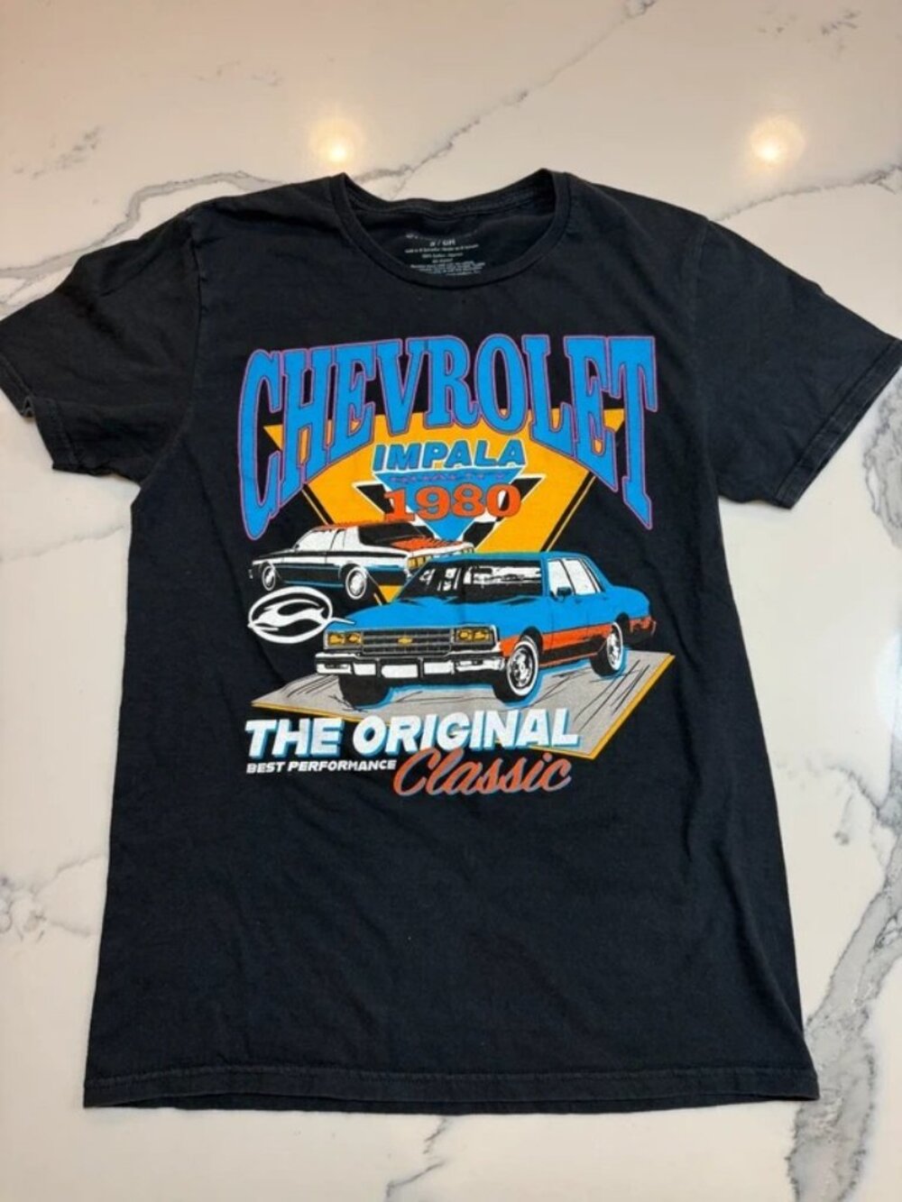 Chevrolet Impala 1980 Classic Graphic T-Shirt S